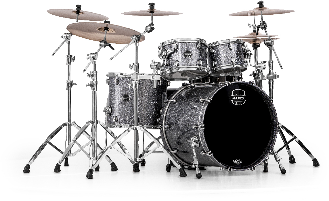 Mapex SNM524X Saturn IV MH 4 Piece Shell Pack (Granite Sparkle)