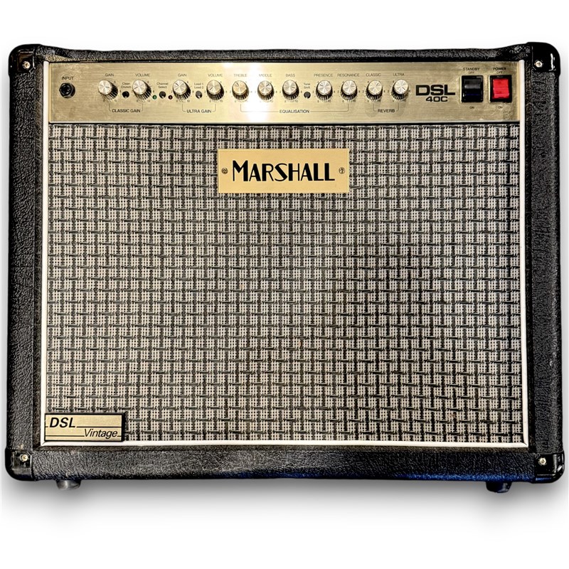 Marshall DSL40C 40W 1x12 Valve Combo, replacement grille cloth, Second-Hand Acoustic Guitar Amplifier
