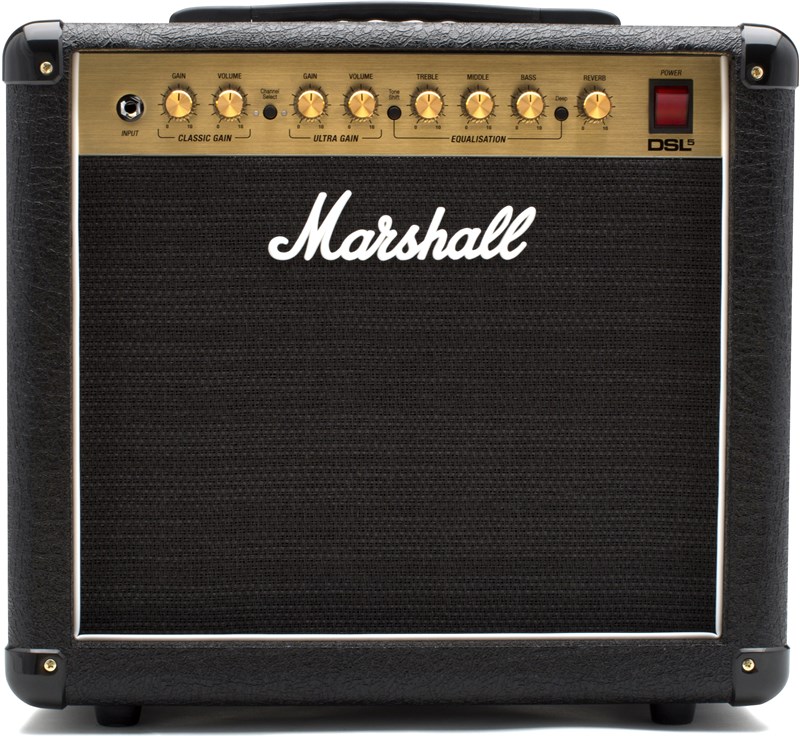 Marshall DSL5CR 5W 1x10 Valve Combo with Reverb Electric Guitar Amplifier