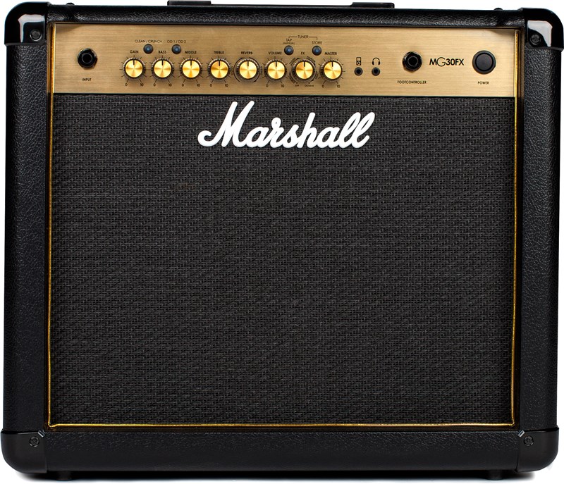 Marshall MG30GFX Gold 30W 1x10 Combo Electric Guitar Amplifier
