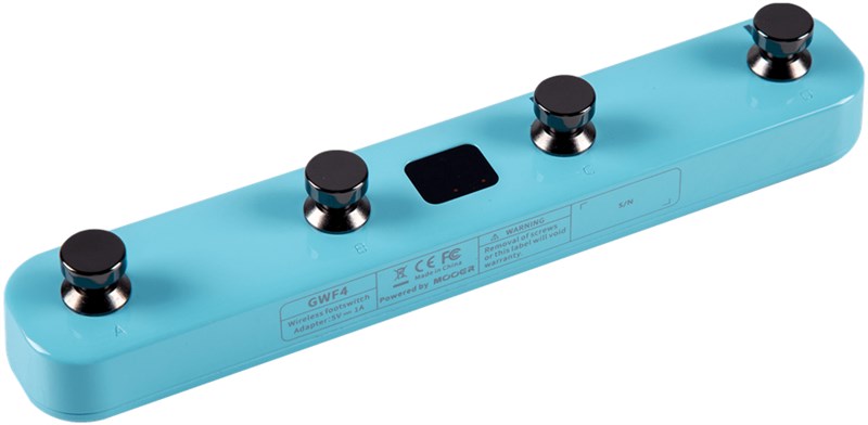 Mooer Audio Mooer GWF4 GTRS Wireless Footswitch, Blue Effects Pedal