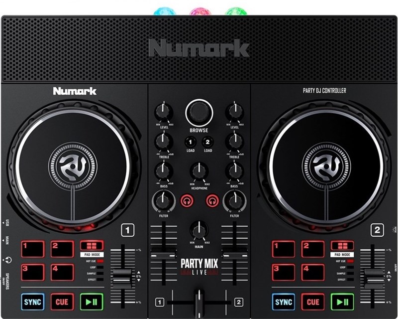 Numark Party Mix Live 2-Channel DJ Controller with Speakers