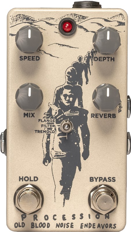 Old Blood Noise Endeavors Old Blood Noise Procession Sci-Fi Reverb Pedal Effects Pedal