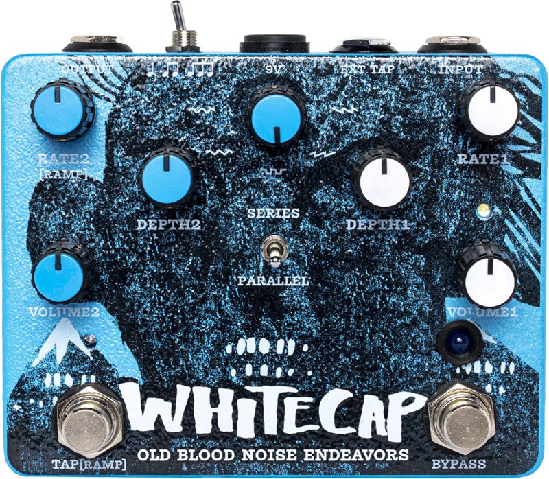 Old Blood Noise Endeavors Old Blood Noise Whitecap Dual Tremolo Pedal Effects Pedal