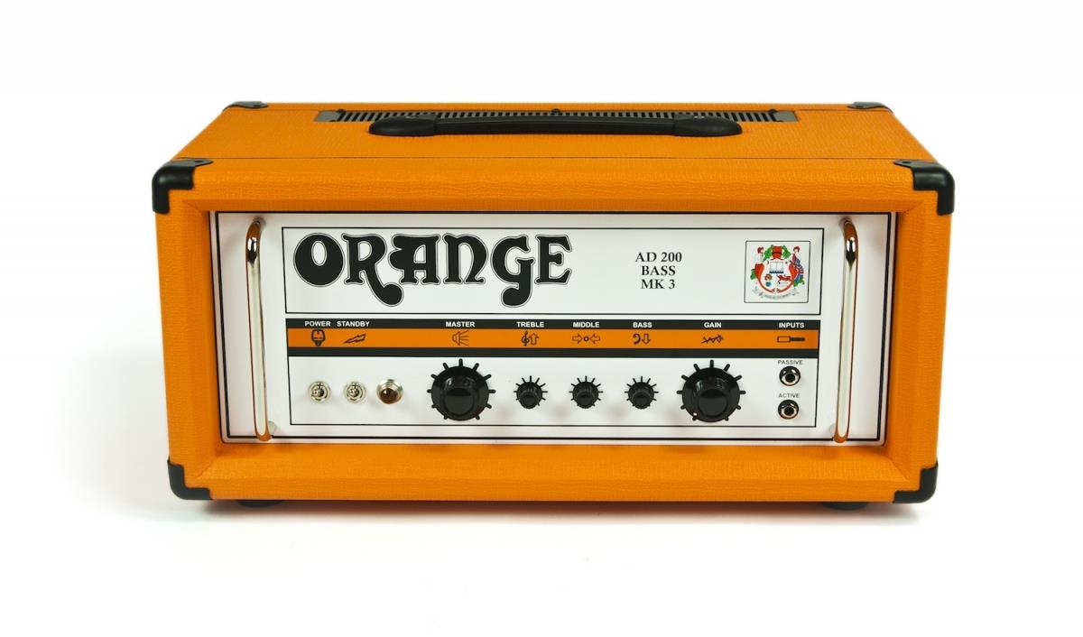 Orange AD200B 200W Bass Head, Orange