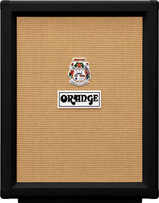Orange PPC212V 120W 2x12 Vertical Cab, Black Electric Guitar Amplifier