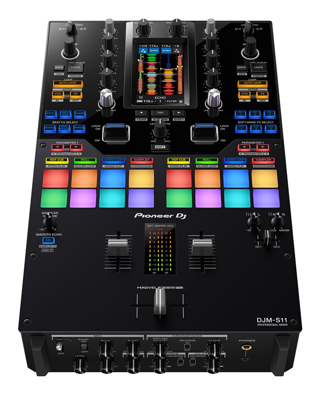 Pioneer DJ DJM-S11 2-Channel 4-Deck Battle Mixer