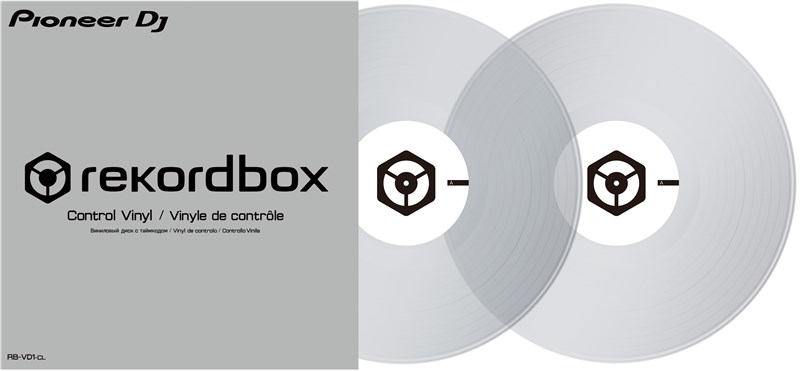 Pioneer RB VD2 Rekordbox DJ Control Vinyl, Clear