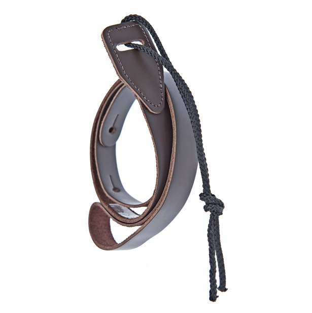 D'Addario 75M01 Leather Mandolin Strap, Brown