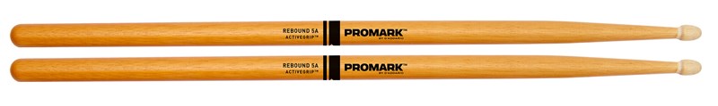 ProMark R5AAGC Rebound 5A ActiveGrip Clear Wood Tip Drumsticks