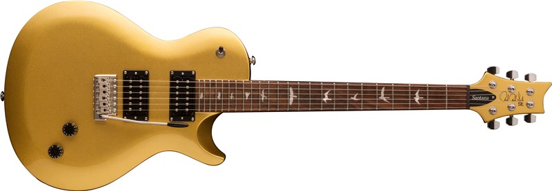 prs se santana singlecut trem egyptian gold