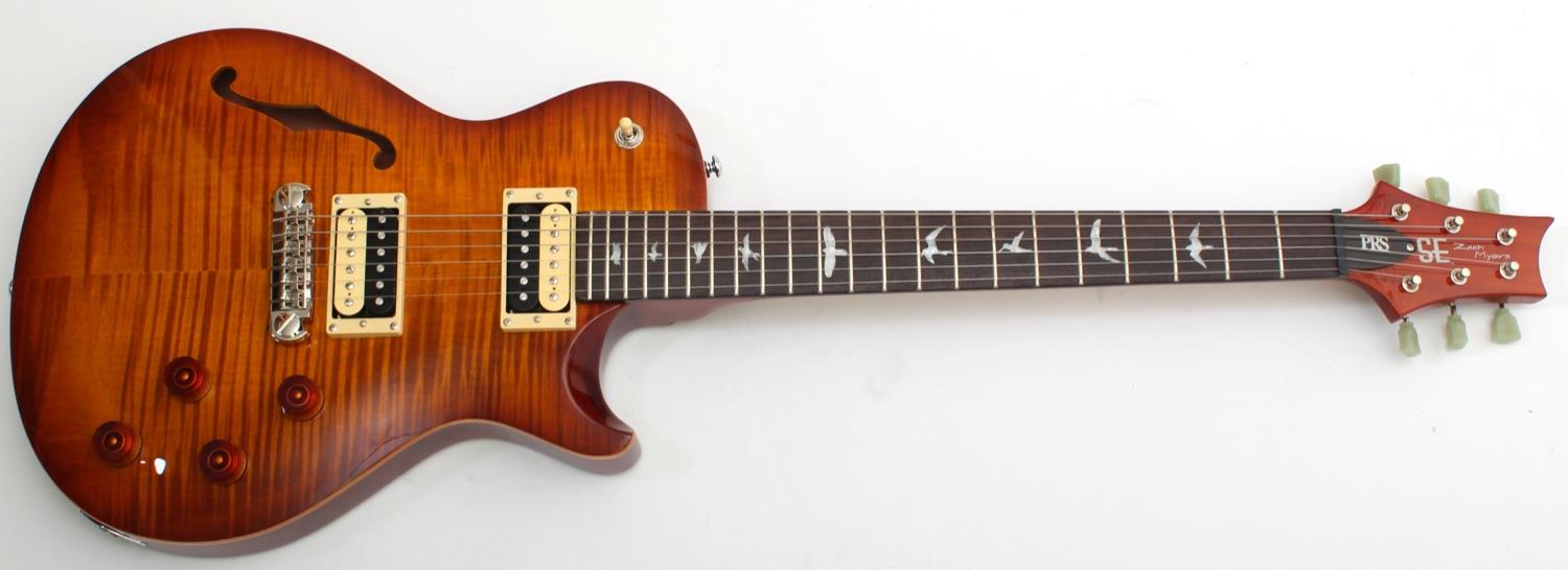 prs se zach myers sunburst