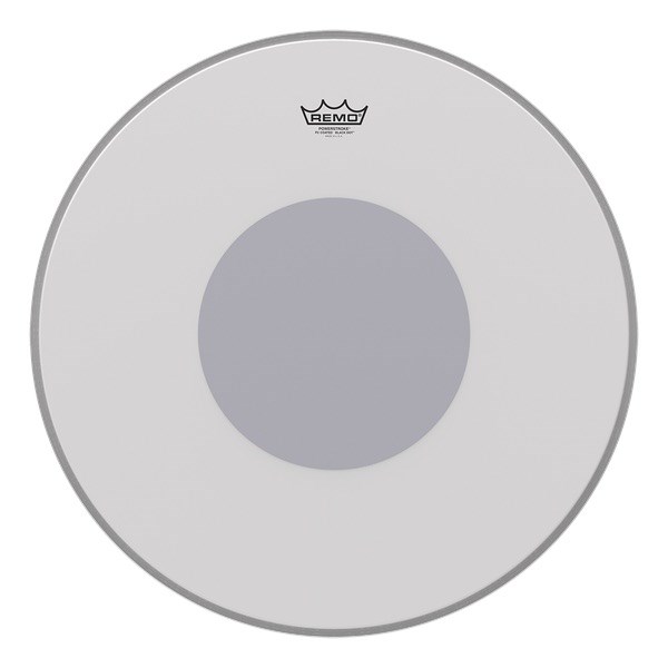 Remo Powerstroke 3 Coated Bass Drum Head with Black Dot 22in