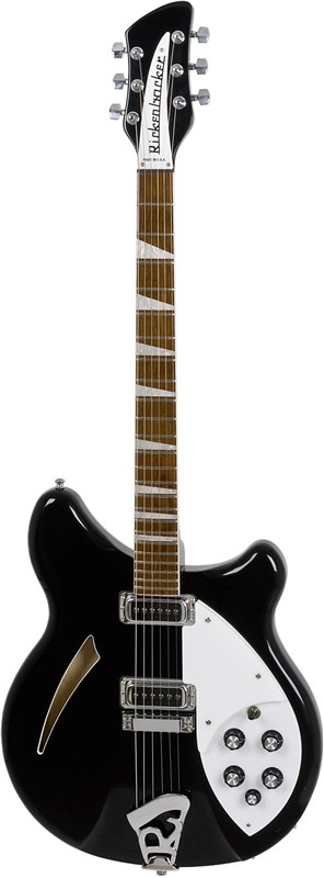 Rickenbacker 360 Semi-Hollow, Jetglo Electric Guitar