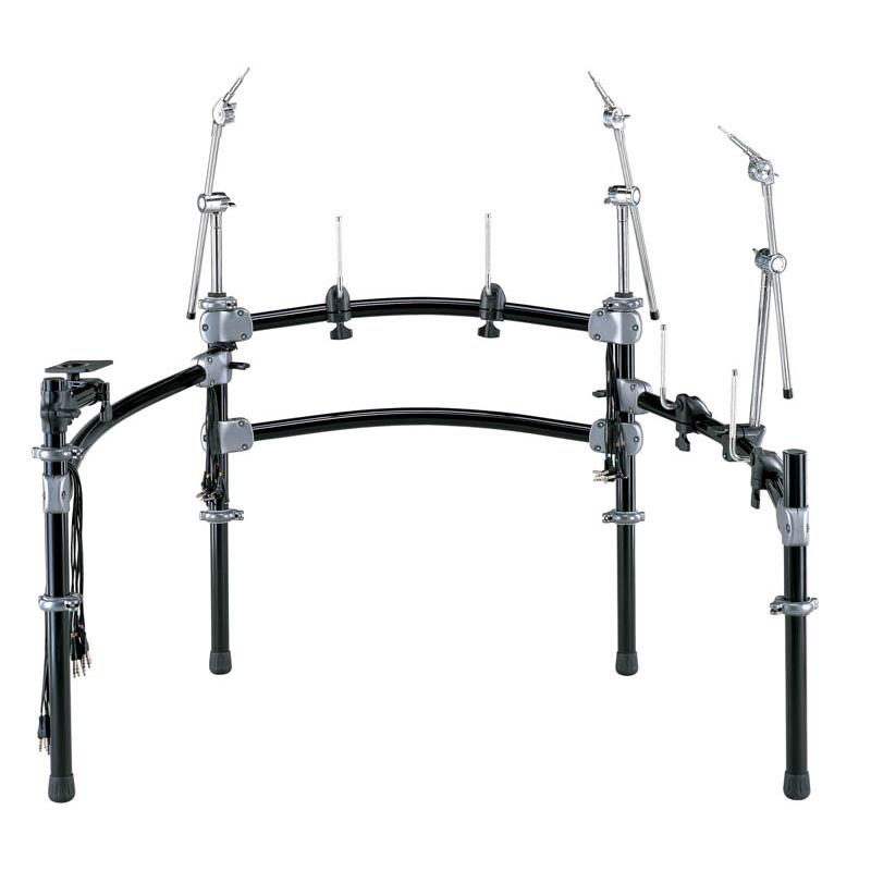 Frame Only, No Mounts Roland MDS-Compact Drum Rack Stand and Silverline Audio Drum Key Bundle 