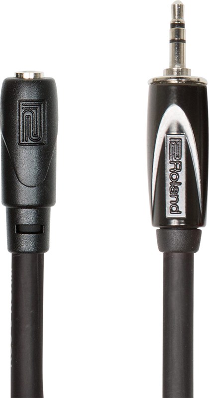 Roland RHC-25-3535 Mini Jack Headphone Extension Cable, 25ft/7.5m