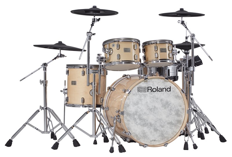 Roland VAD706 V-Drums Acoustic Design Kit, Gloss Natural