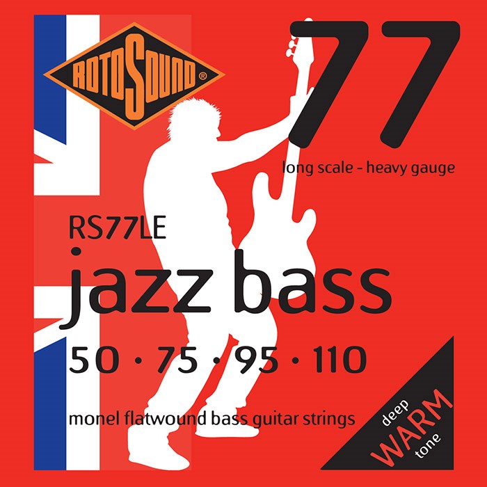 Rotosound RS77LE Jazz Bass, Long Scale, Heavy, 50-110 Bass Guitar String