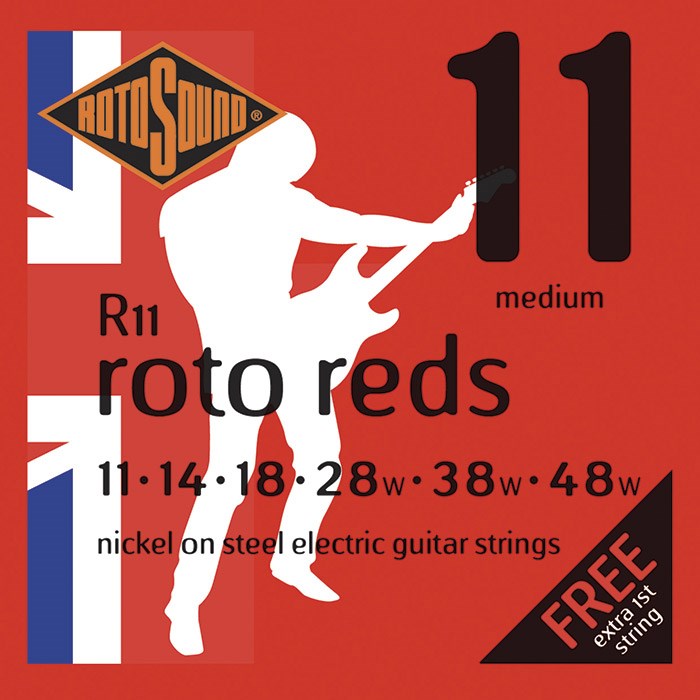 Rotosound R11 Roto Reds Electric Medium 11 48 GAK