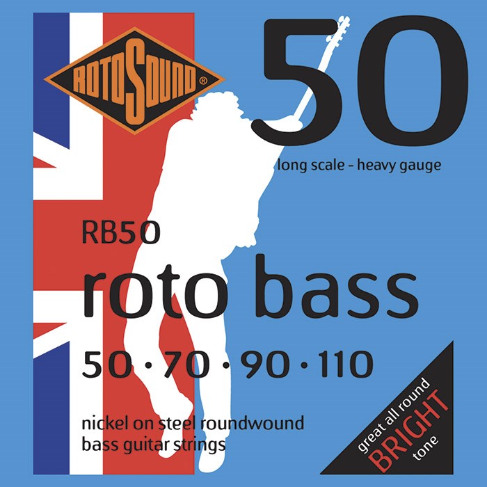 超目玉枠】 ROTOSOUND RB50 Roto Bass Heavy 50-110 LONG SCALE エレキ