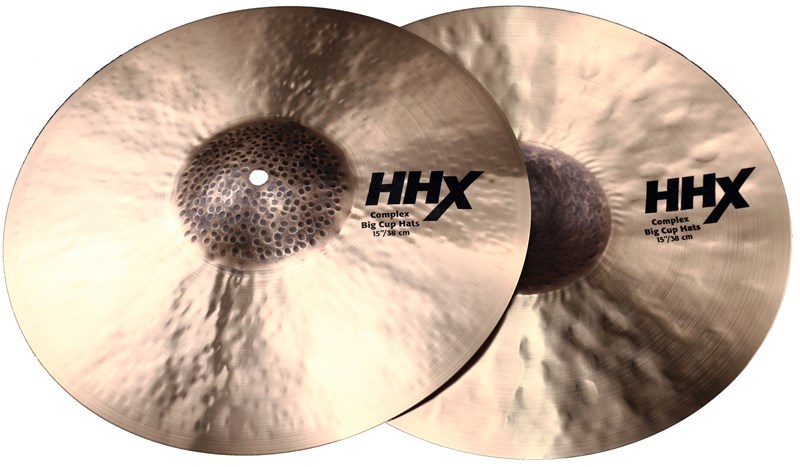 Sabian HHX Complex Medium Big Cup Hats, 15in