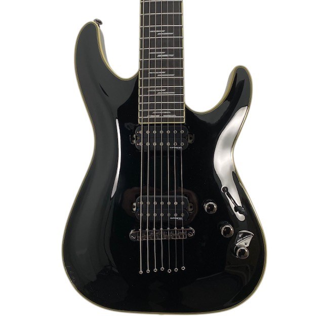 Schecter C-7 Blackjack, Gloss Black, B-Stock Electric Guitar Black