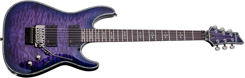 schecter purple hellraiser