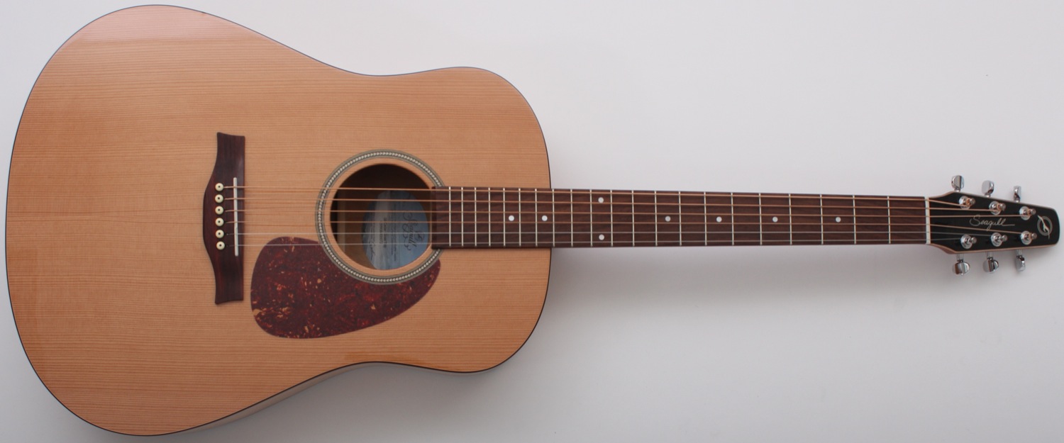 seagull cedar top guitar