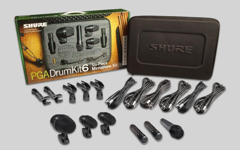Shure PGA DRUMKIT6 Drum Kit Microphones