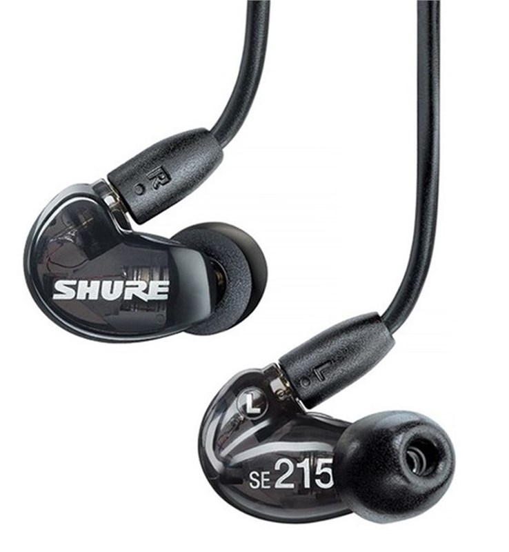 Shure SE215 Sound Isolating Earphones, Black