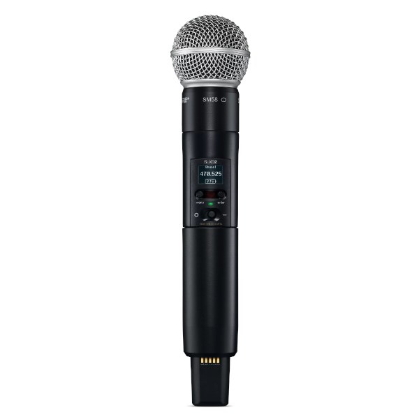 Shure SLXD2/SM58 Digital Wireless Handheld Microphone with SM58 Capsule