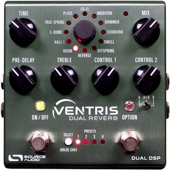 Source Audio SA262 Ventris Dual Reverb Pedal Effects Pedal