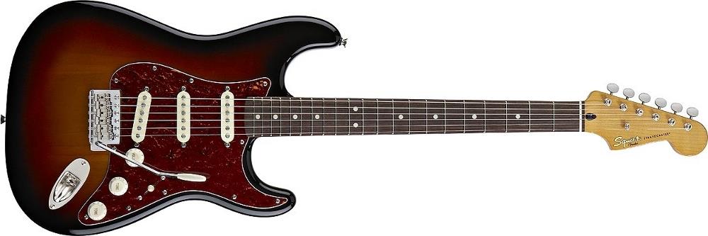 Squier classic deals vibe stratocaster sunburst