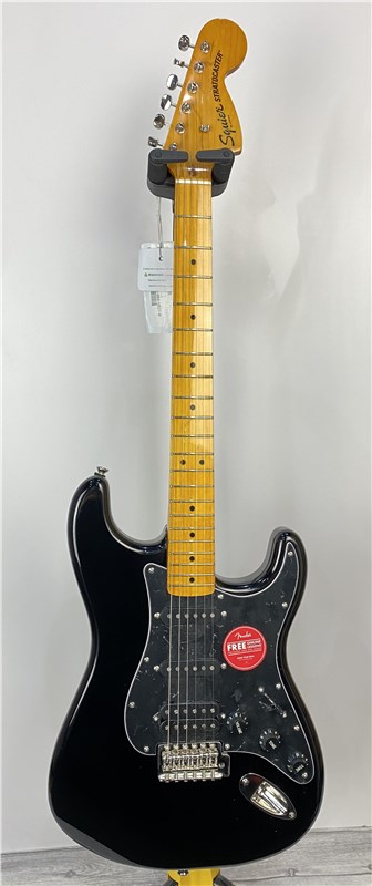 Squier Classic Vibe '70s Stratocaster HSS Maple Fingerboard Black B-Stock