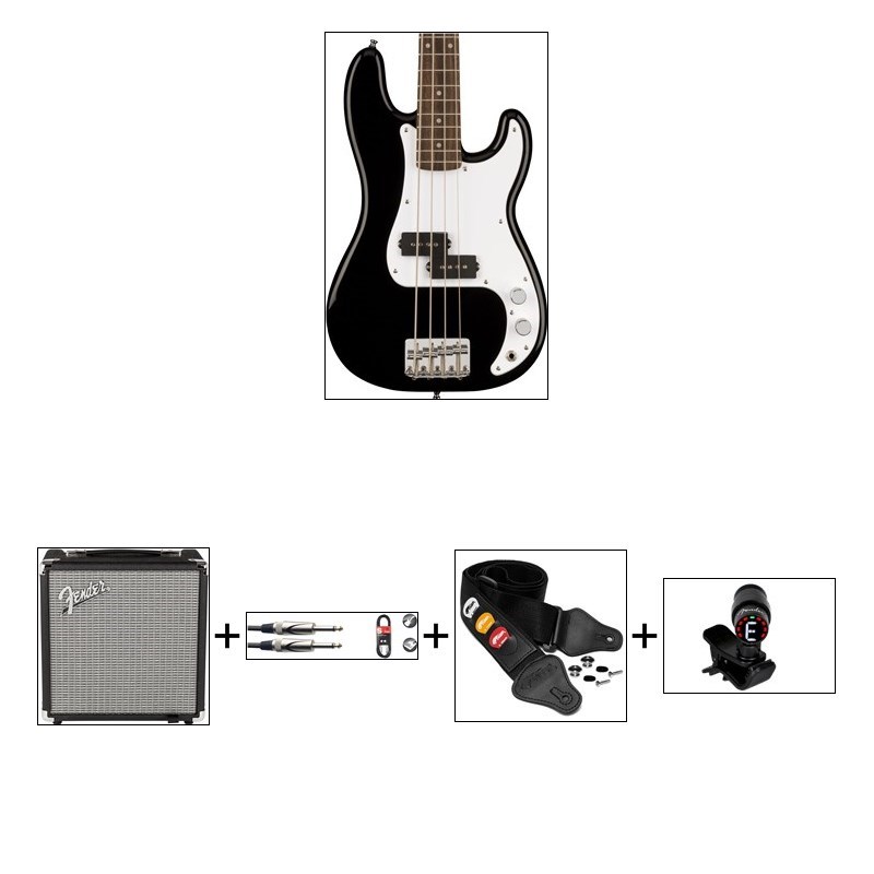 Squier mini store precision bass black