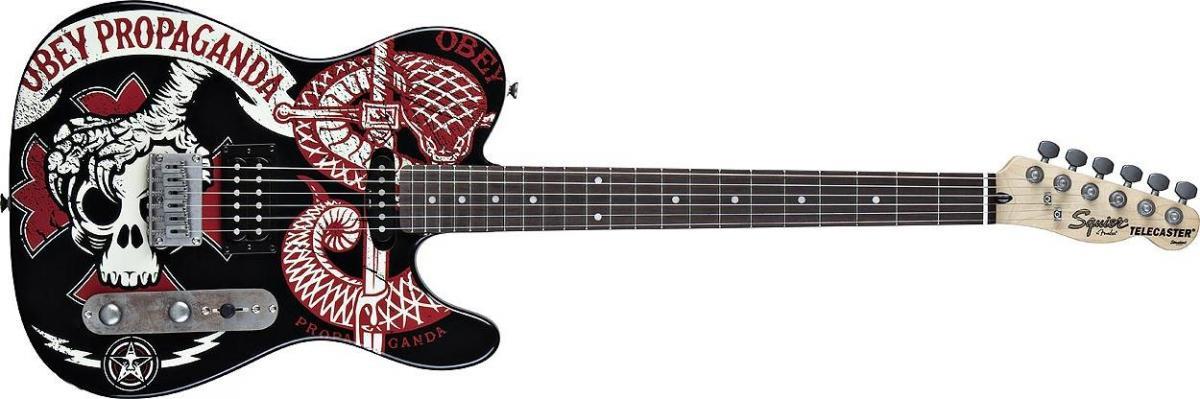 Squier OBEY Graphic Telecaster HS Propaganda