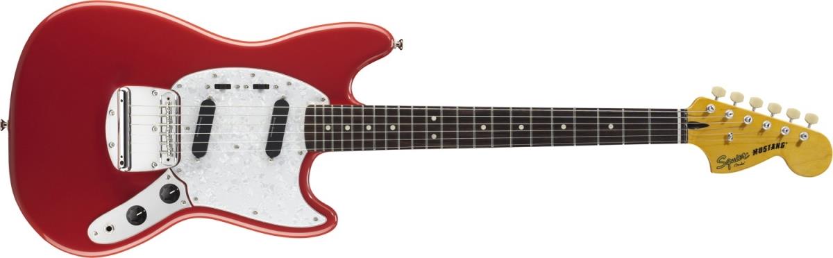 squier mustang fiesta red