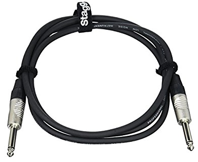 Stagg NGC Instrument Cable, 1.5m/5ft, Neutrik/Rean NGC1.5R