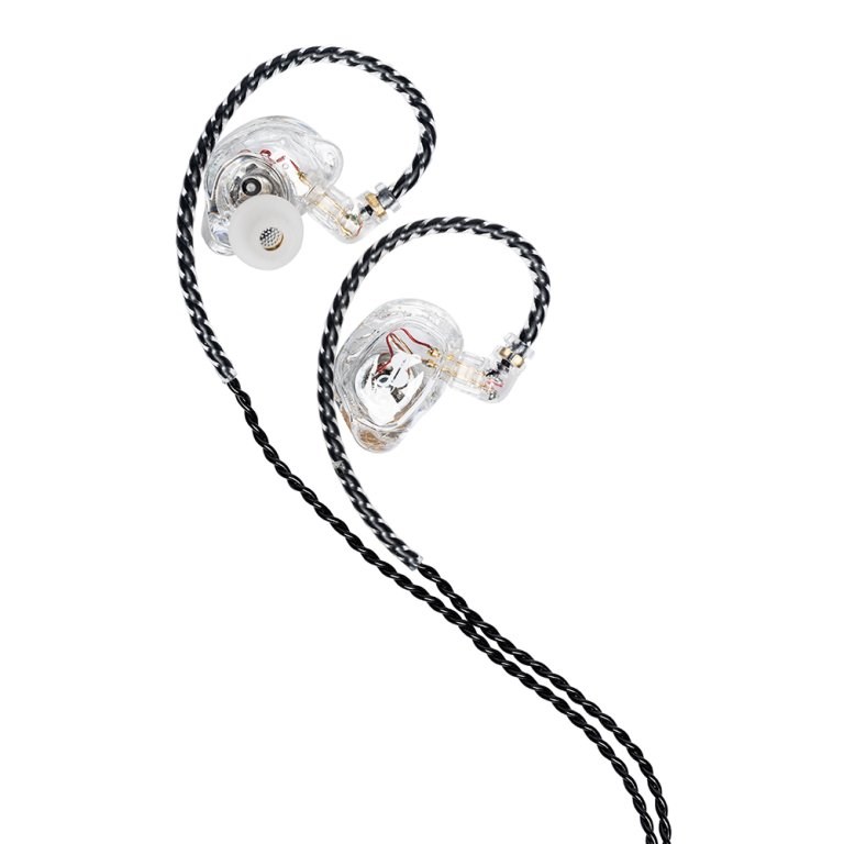 Stagg SPM-235 Dual Driver In Ear-Monitoring Earphones, Clear Headphones