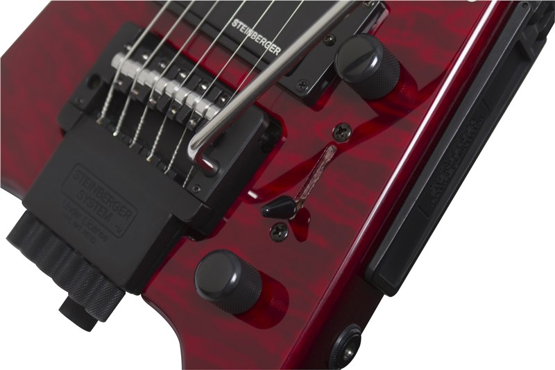 Steinberger GT-PRO Quilt Top Deluxe Headless Wine Red | GAK