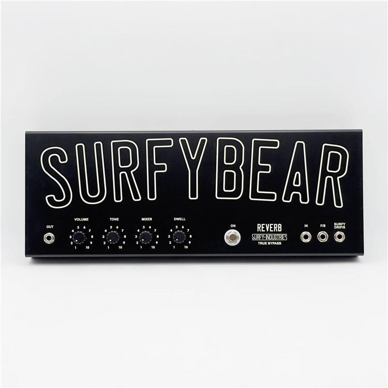 Surfy Industries SurfyBear Metal Tank, Black Effects Pedal