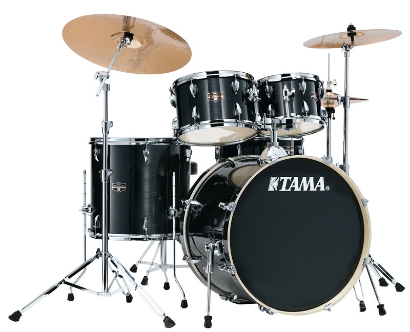 Tama IE52KH6W Imperialstar 5pc Shell Pack with Hardware, Hairline Black