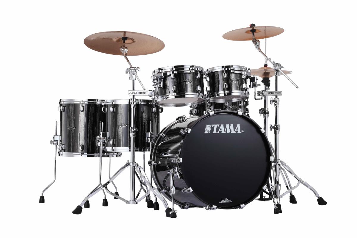 Tama PP52HZS Starclassic Performer B/B 5 Piece Shell Pack (Black Clouds ...