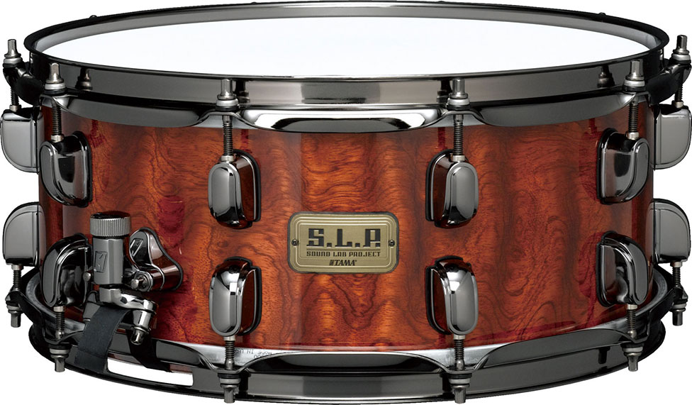 Tama LGB146 SLP 14x6in G-Bubinga Snare, Quilted Bubinga