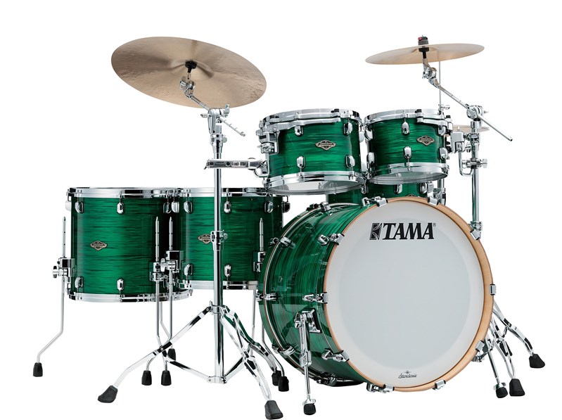 Tama WBR52RZS Starclassic Walnut Birch 5 Piece Shell Pack, Jade Silk