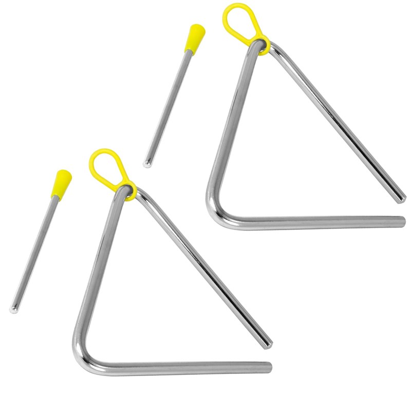 Tiger 6in Triangle with Beater, 2 Pack
