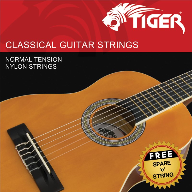 Tiger AC130-N Classical Nylon Strings, Normal Tension