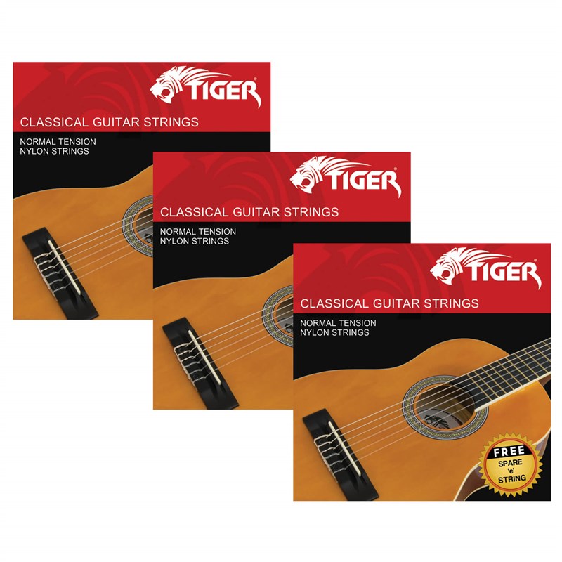 Tiger CGS NY Classical Guitar Strings 3 Pack