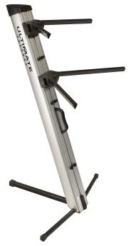 Ultimate Support Apex AX-48 Pro Keyboard Stand, Silver