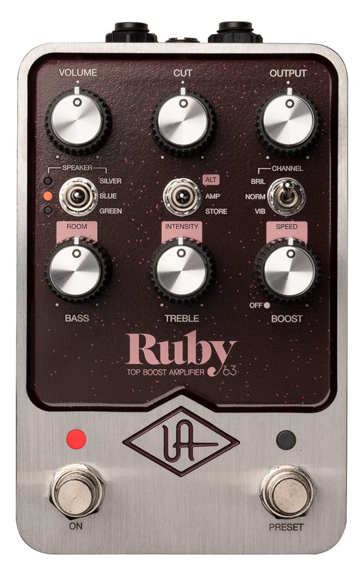 Universal Audio UAFX Ruby '63 Top Boost Amp Pedal